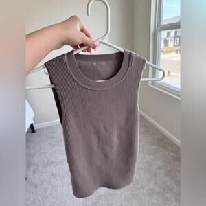 Abercrombie Sweater Ribbed Knit Tank Top XXS